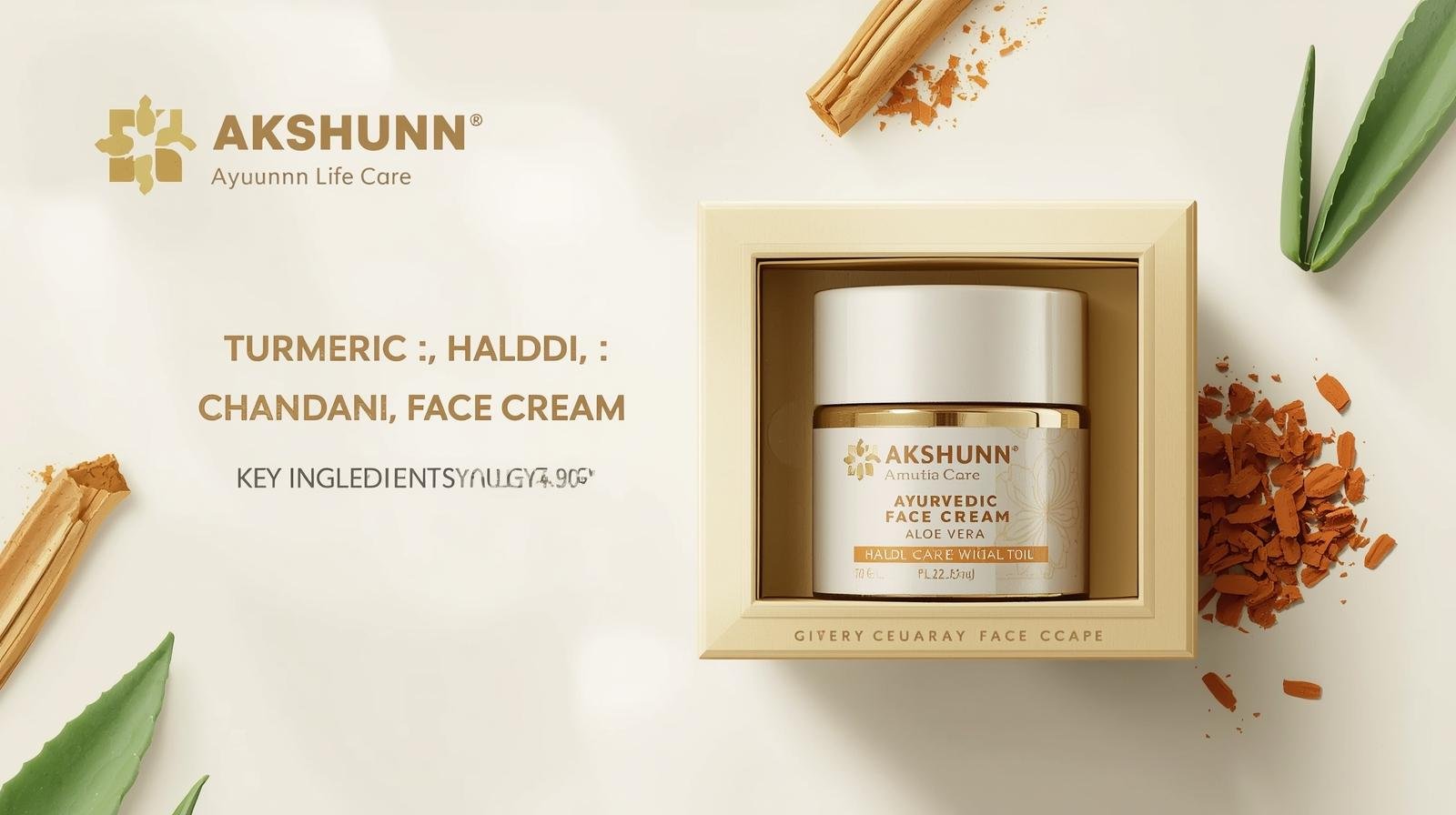 Akshunn ayurvedic face cream